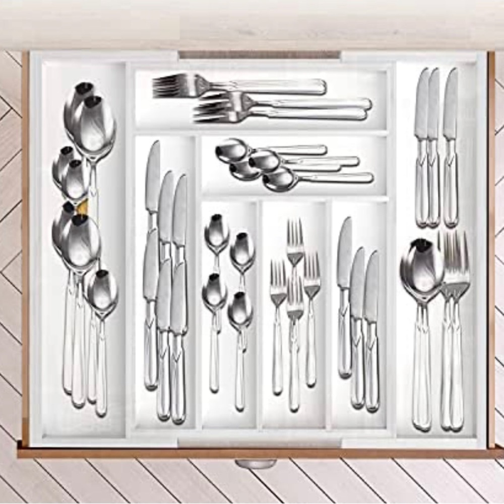 Bamboo Expandable Drawer Organizer NWT